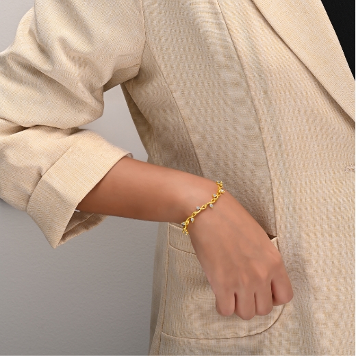 cz vine bracelet for girls