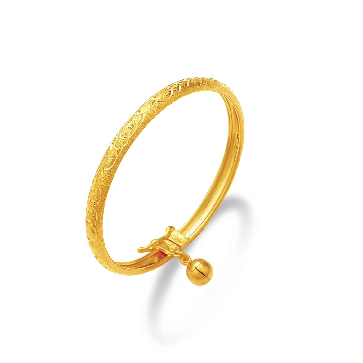Spiral Textured Bangle for Kids