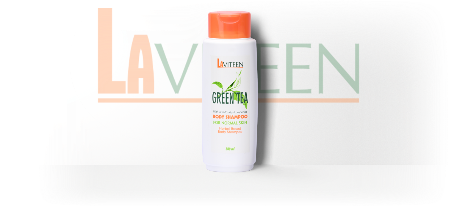 Laviteen Body Shampoo with Green Tea Extract for Normal Skin