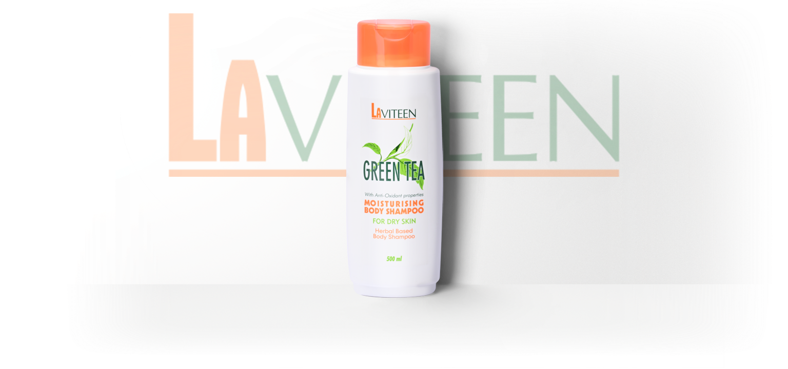 Laviteen Moisturising Body Shampoo with
                    Green Tea Extract for Dry Skin