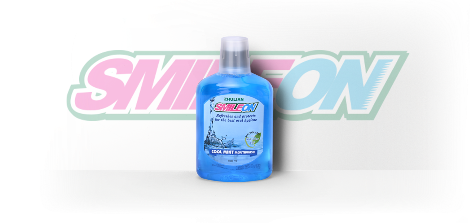 Smile On Cool Mint Mouthwash
