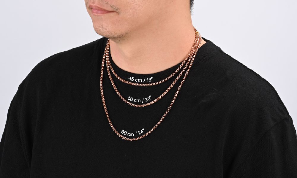 Men Necklace Lengths Guide